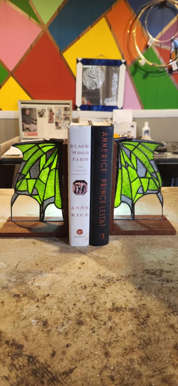 Custom Stained Glass Book Ends - Image 4