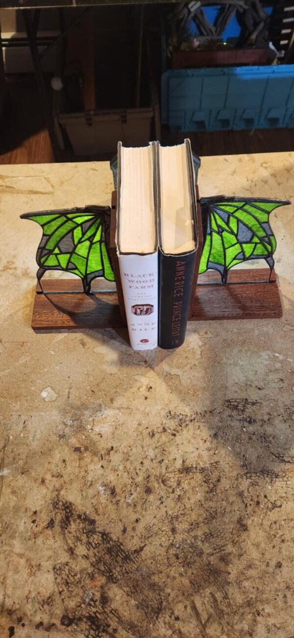 Custom Stained Glass Book Ends - Image 2